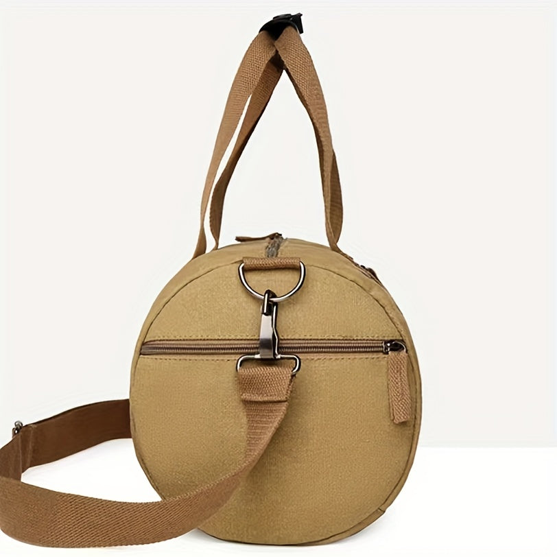Wear-resistant Canvas Messenger Bag for Men, Travel Shoulder Bag