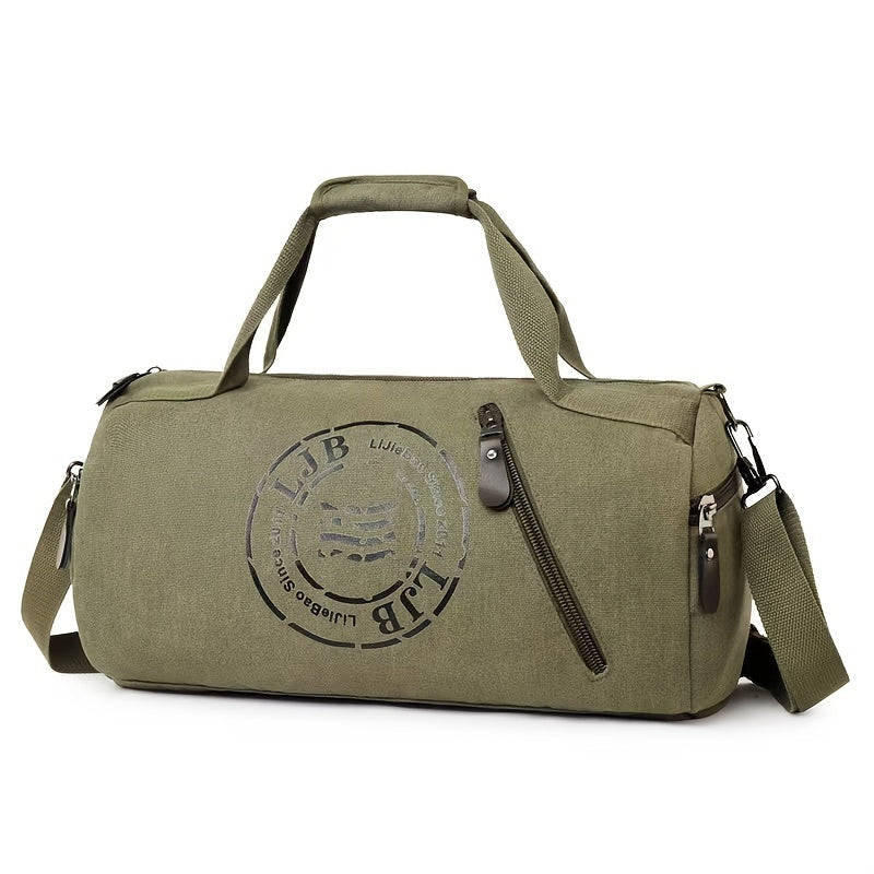 Wear-resistant Canvas Messenger Bag for Men, Travel Shoulder Bag