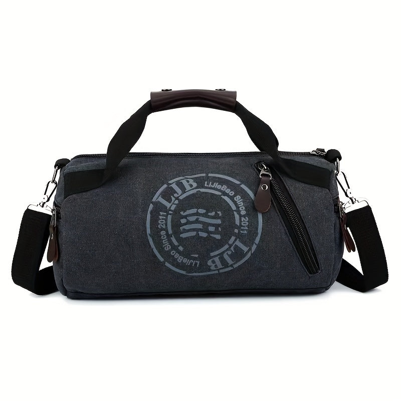 Wear-resistant Canvas Messenger Bag for Men, Travel Shoulder Bag