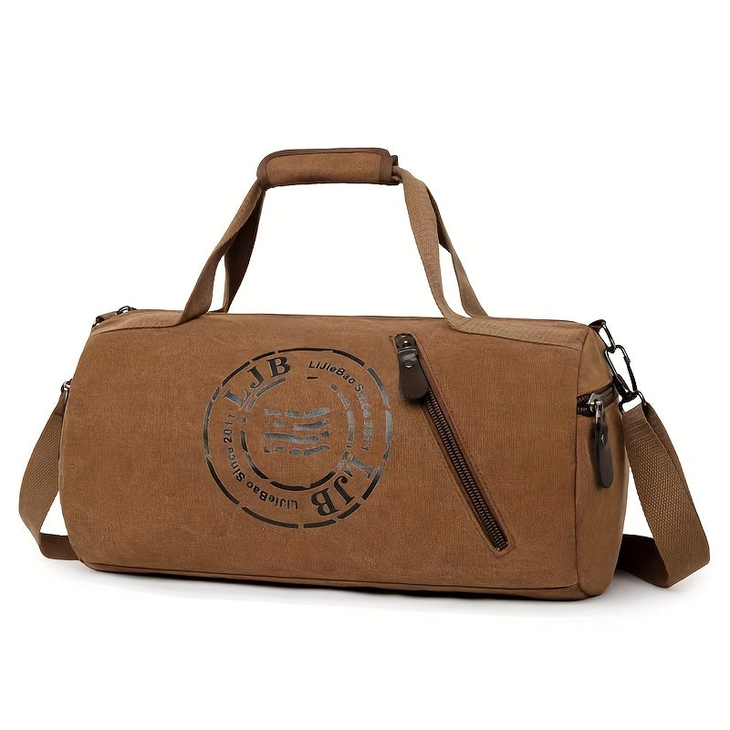 Wear-resistant Canvas Messenger Bag for Men, Travel Shoulder Bag